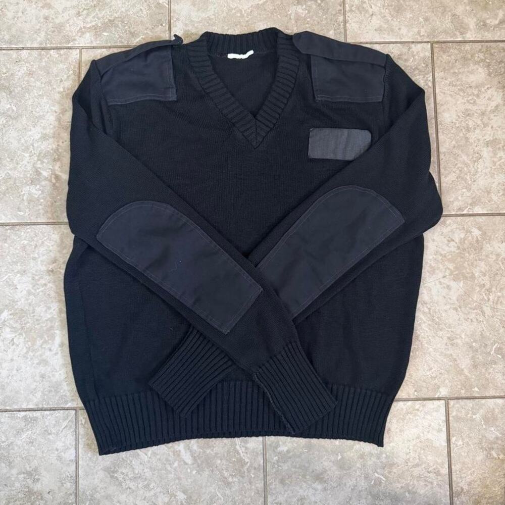 Mens ROTC sweater with panels
